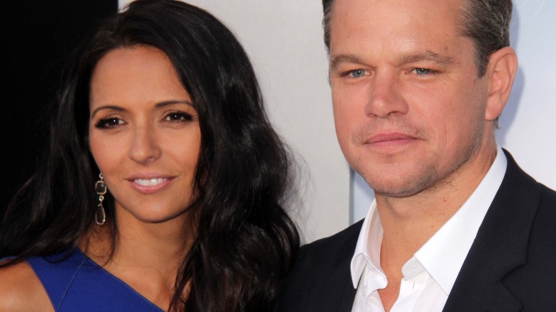 Matt Damon And Luciana Barroso