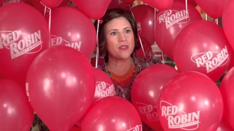 Melanie Paxson, a.k.a. The Red Robin Lady