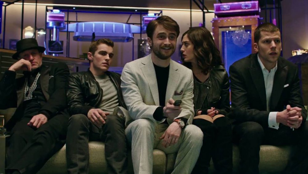 Daniel Radcliffe and the cast of Now You See Me 2