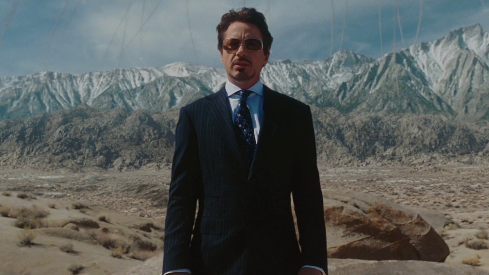 Tony Stark posing