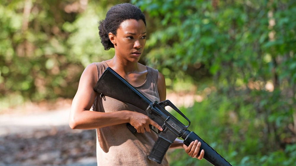 Sonequa Martin-Green as Sasha Williams on The Walking Dead