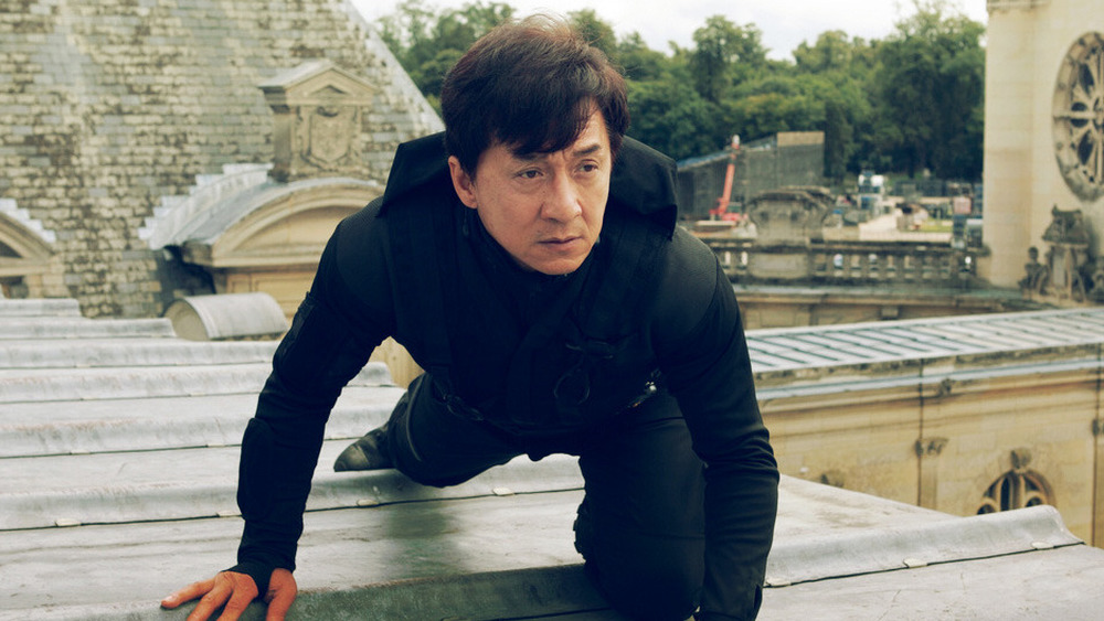 Jackie Chan on roof