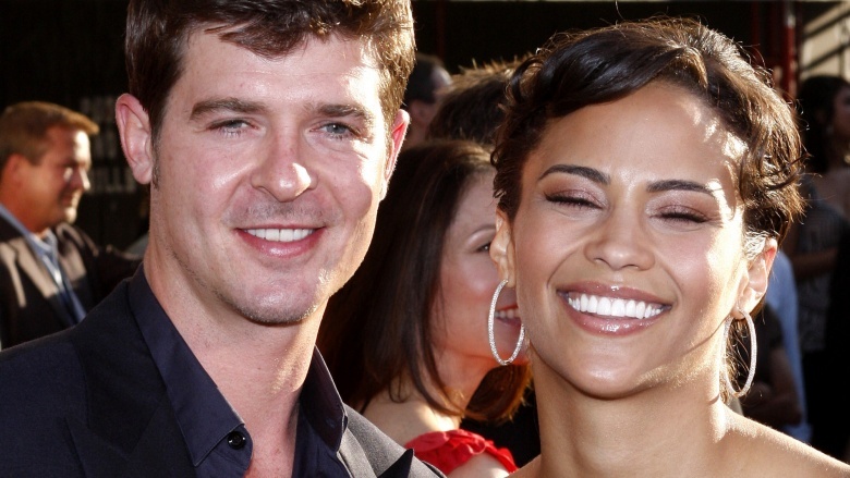 Robin Thicke And Paula Patton