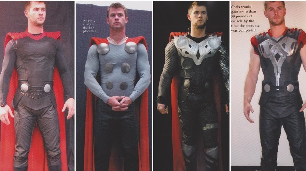Chris Hemsworth Thor costume test