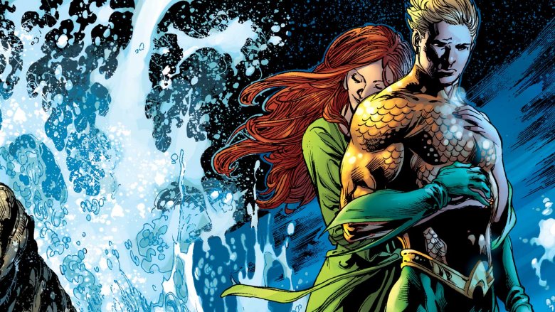 Mera and Aquaman in the comics.